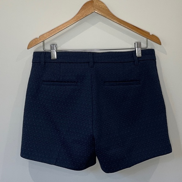 Banana Republic Navy Blue Textured Shorts with Pockets - Picture 4 of 7